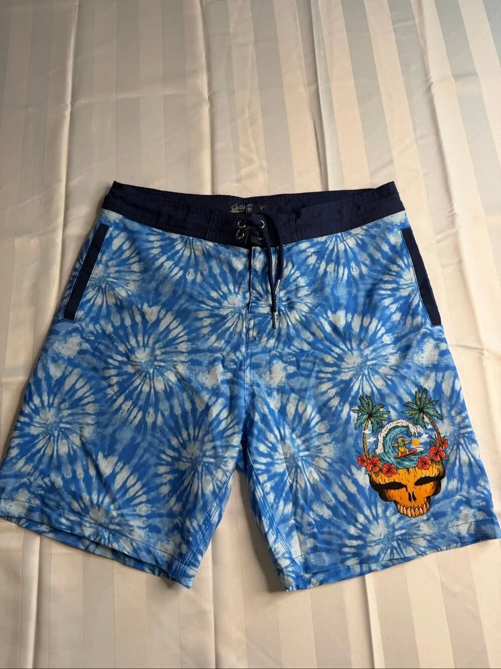 Sec 119 Grateful Dead Men’s Board Shorts Swim Trunks Size 32